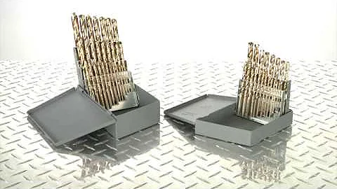 Klutch Cobalt High Speed Steel Drill Bit Set  29-Pc.