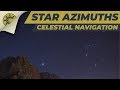 Celestial Navigation: How to find the azimuth of a star