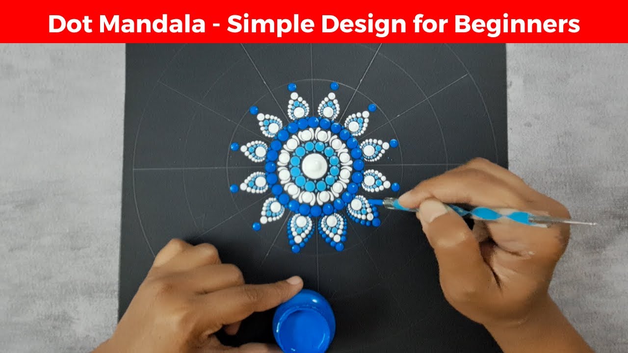 Dot Painting | Dot Art | Dot mandala on Sketchbook | 3 | 2023 | ATM ...