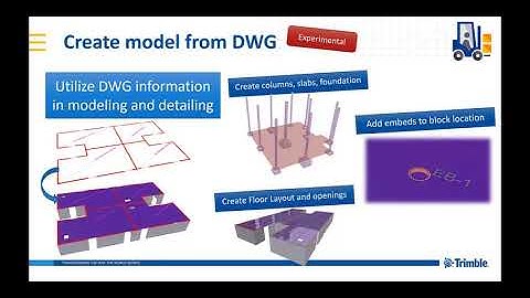 Create model from DWG - Extension (Tekla Structures 2019i)