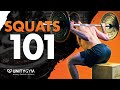 Low Bar Barbell Box Squat For BEGINNERS