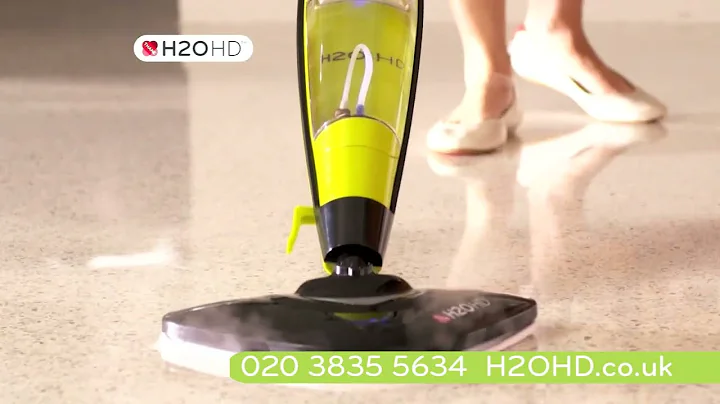 H2O HD Steam Cleaner: Clean Floors, Carpets, and More with Steam!