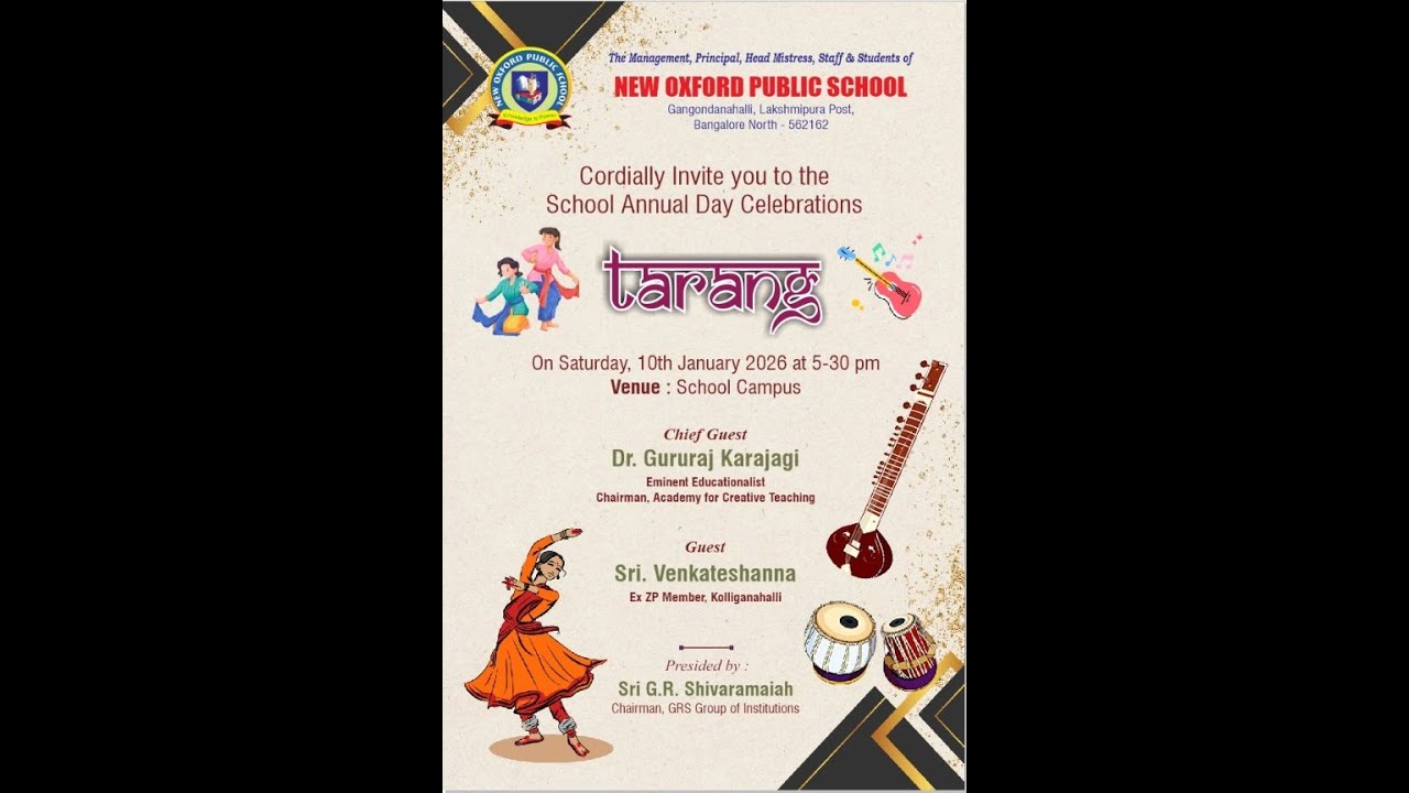 New Oxford Public School Annual Day Celebration- 2026