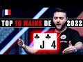 Les 10 plus belles mains de 2022  pokerstars en franais