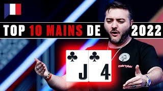 LES 10 PLUS BELLES MAINS DE 2022 ♠️ PokerStars en Français