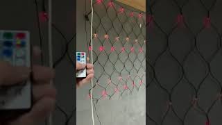 Celebrity Heystar RGB Net Lights Custom size you want with 10 colors and 64 modes Wealth