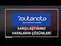 Routenote ile Spotify'a şarkı atarken karşılaştığınız hataların ÇÖZÜMLERİ