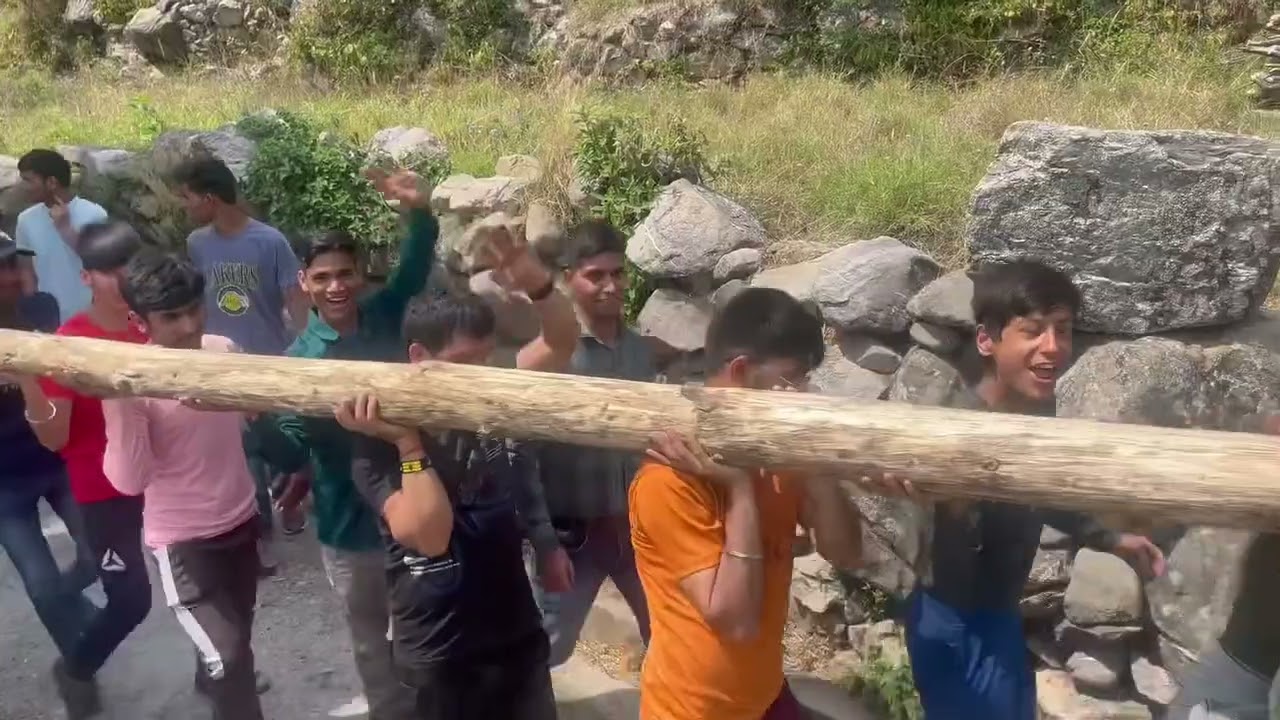 माता रानी का झंडा #youtubevideos #pahadiculture #villagelifestyle #jaimatadi 