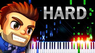 Jetpack Joyride Main Theme Music - Piano Tutorial