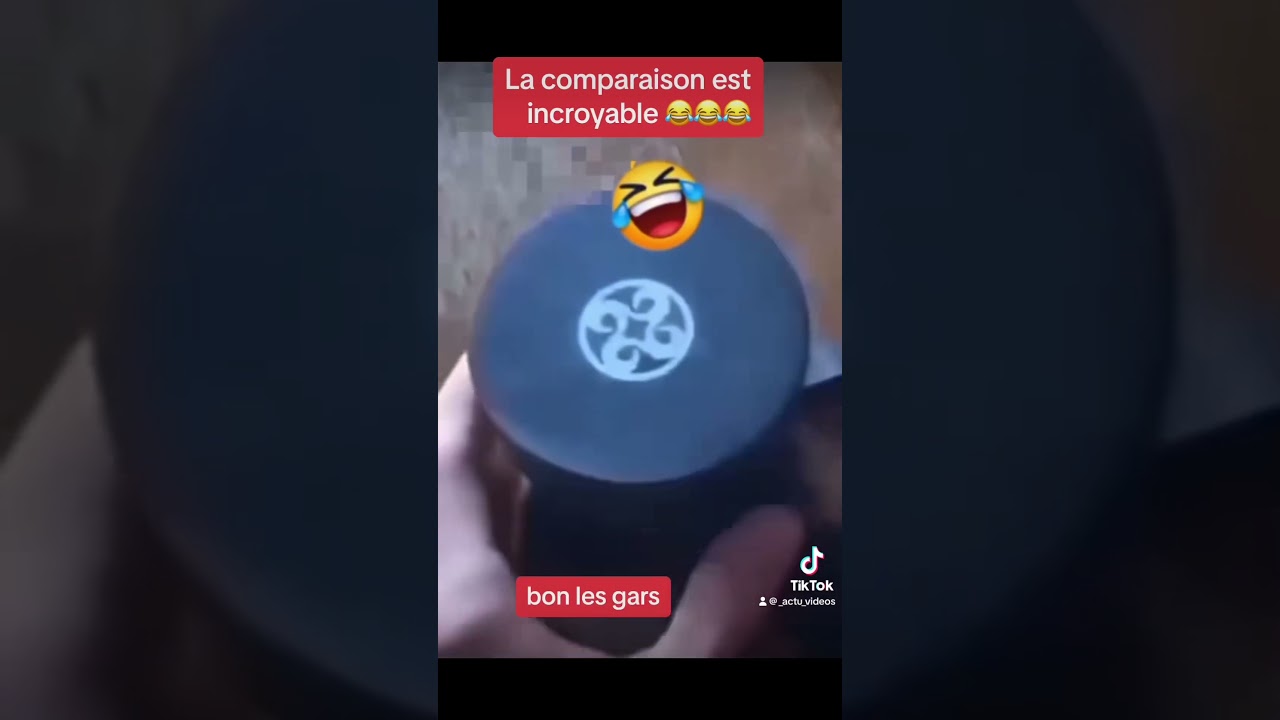 La comparaison est incroyable 🤣🤣 