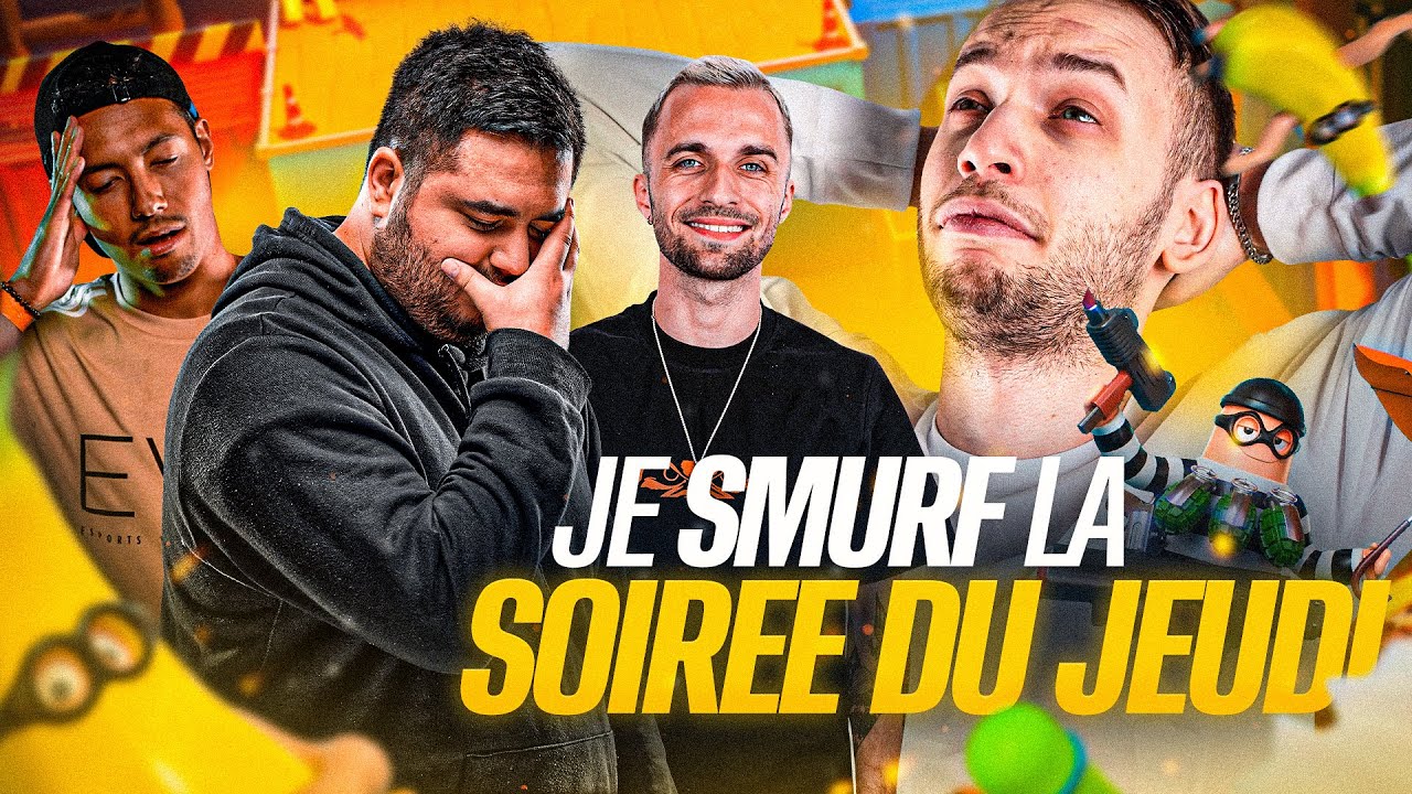 J'AI SMURF LA SOIRÉE DU JEUDI 😈 feat. @SqueezieGaming @Doigby & @L0ckl34r