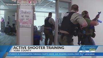 School hosts York County active assailant training