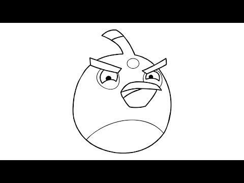 Video: Hur Man Ritar En Svart Fågel Från Spelet Angry Birds