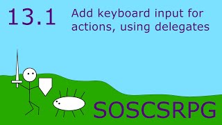 Lesson 13.1: Add keyboard input for actions using delegates