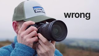I wasted years on photography habits EVERYONE recommends