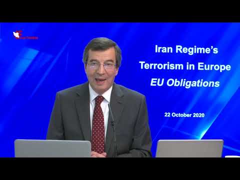 Farzin Hashemi Addresses Webinar on Iran Regime’s Terrorism in Europe - October 22, 2020