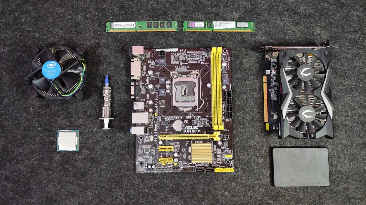 I7 4790 + GTX 1650 Low Budget Gaming PC Build - YouTube