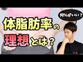 【男女別】体脂肪率は何％ぐらいが理想なの？