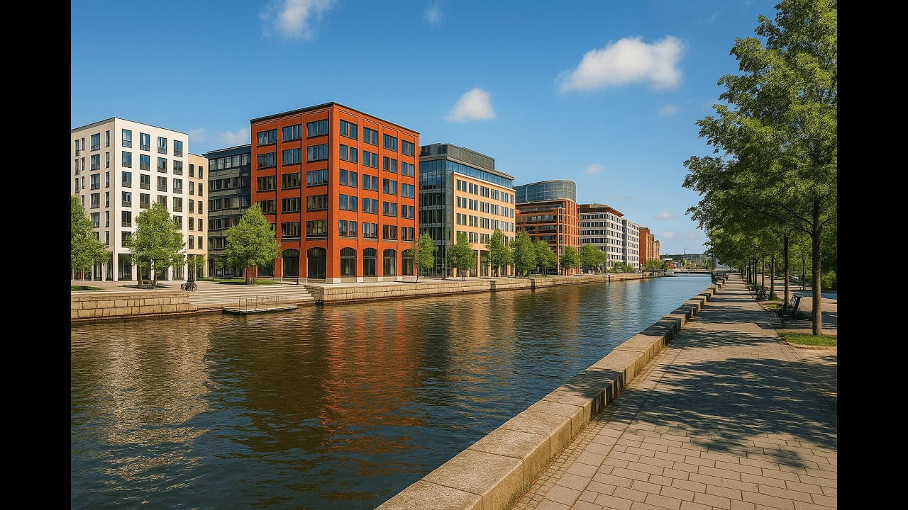 Walk Around Lindholmen, Gothenburg – Stunning Riverside Views