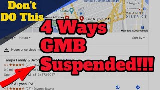 4 WAYS TO AVOID GMB SUSPENSION- GOOGLE BUSINESS PROFILE SUSPENSIONS FOR GOOGLE MAPS PROFILES - NOW! screenshot 1