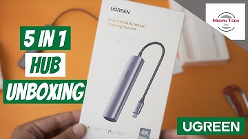 UGreen 5 in 1 USB C Hub Unboxing | Ugreen USB C Hub Unboxing 2022