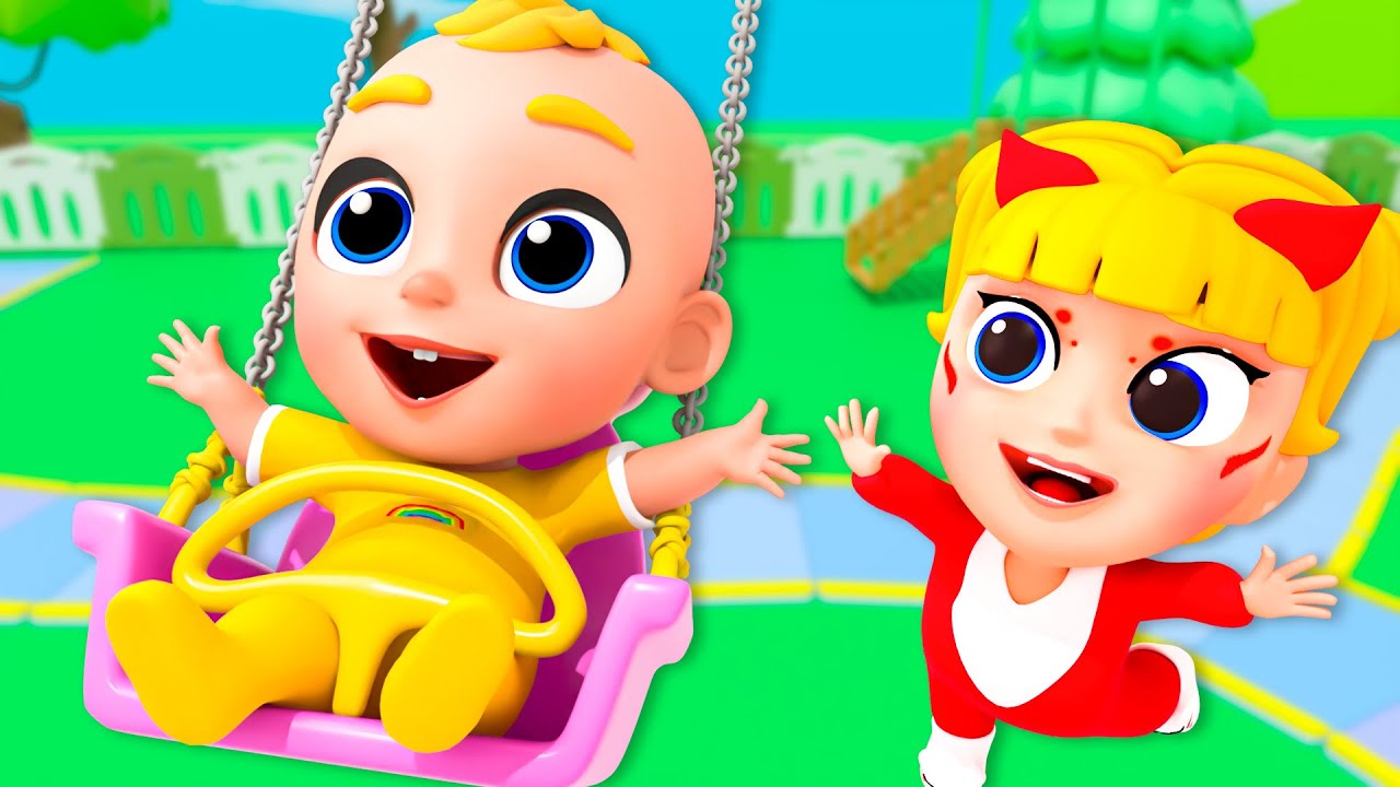Yes Yes Playground Song + MORE Safety Rules Kids Songs and Nursery ...