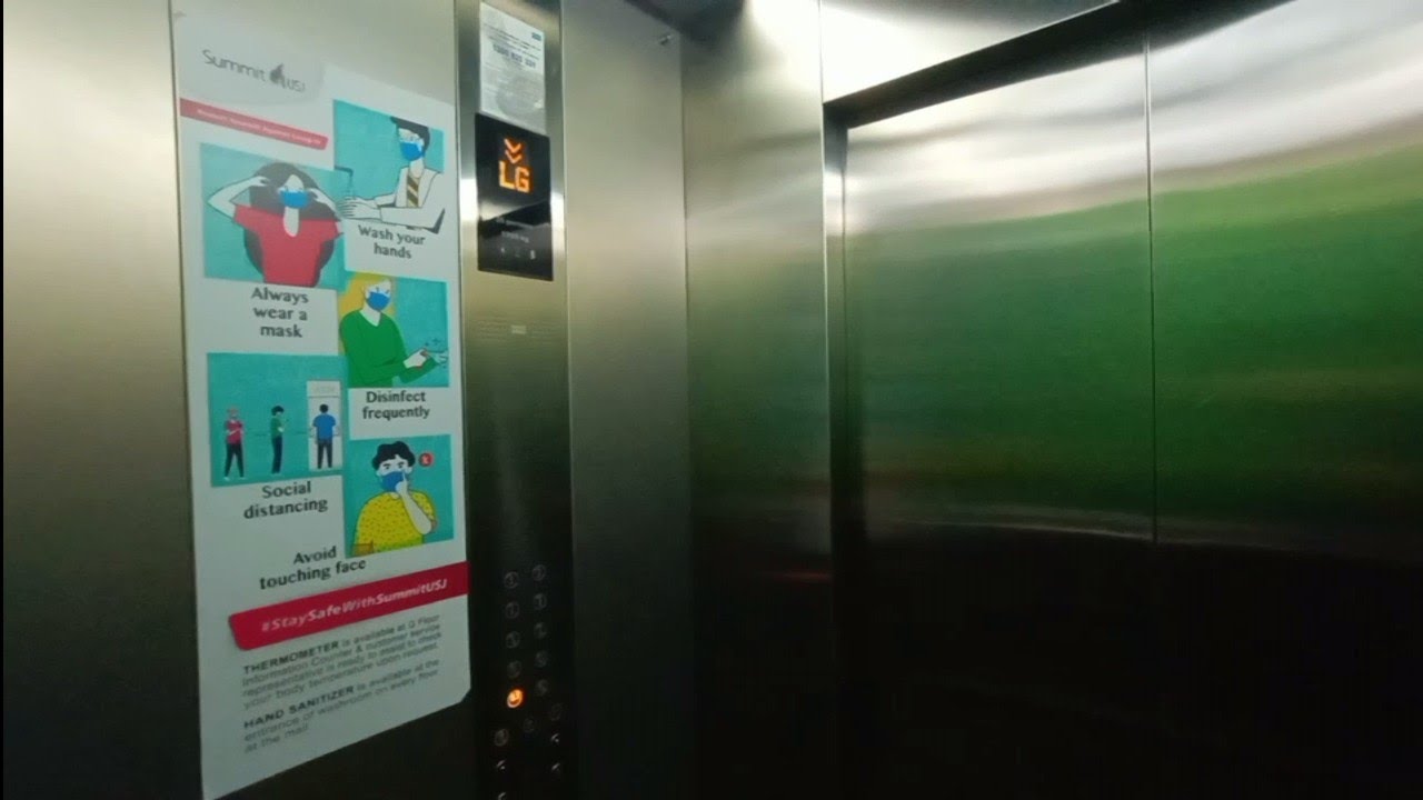 Another Kone Elevator at Summit USJ in Subang, Selangor, Malaysia