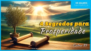 4 SEGREDOS PARA A PROSPERIDADE ESCONDIDOS NO SALMO 85