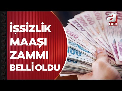 2024 yılı işsizlik maaşı zammı belli oldu! En yüksek işsizlik ödeneği 15 bin 880 lira oldu | A Haber