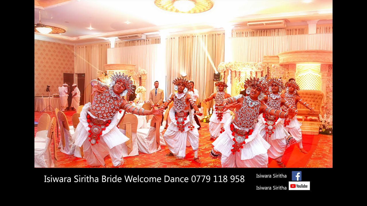 Isiwara Siritha Sri lanka Traditional Bride Welcome Dance  Chandhima Weds Ishara