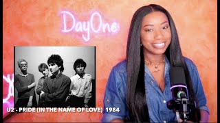 U2 - Pride (In The Name Of Love) 1984  DayOne Reacts