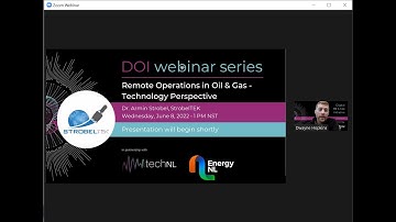 Remote Operations in Oil & Gas - Technology Perspective (With StrobelTEK)