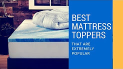 5 Best Mattress Toppers 2017/2018 - That are extremely popular!!