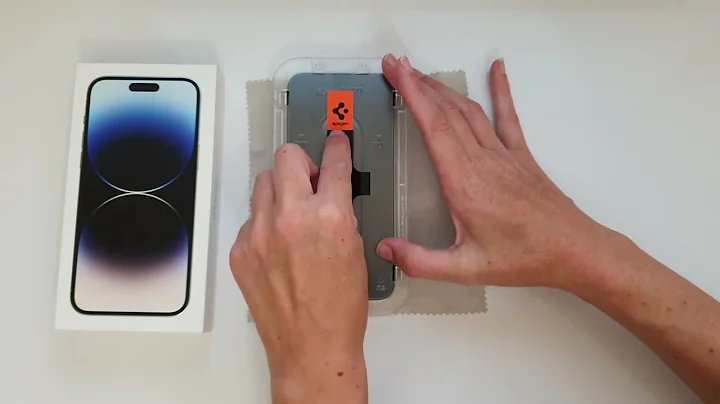 Spigen EZ Fit Glass Screen Protector unboxing & fitting for iPhone 14 Pro Max, it WAS easy!