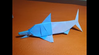 이크티오 사우루스 접기(Ichthyosaurus  Origami)