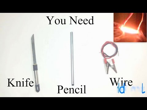 How To Make PENCIL TORCH At Home | Simple Science Experiments