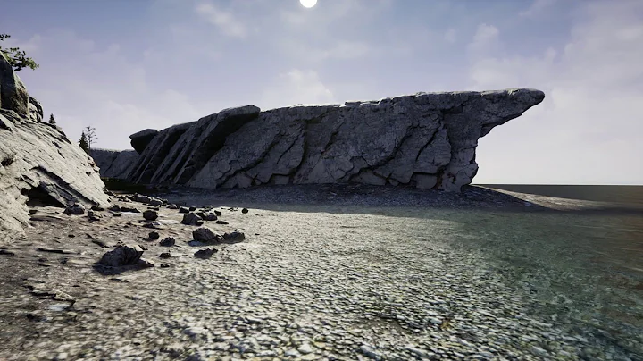 The Island - Real time ray-tracing test.