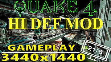 Quake 4 | Ultrawide 3440x1440 | With Hi-Def Mod & FOV Fix | Gameplay