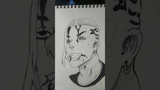 DRAKEN Tokyo revengers manga style drawing | Prithvi Arts