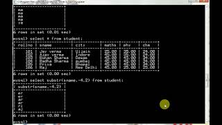 MySql - Part 3 - String function