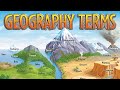Important Geographical Terms Features Landforms Of Earth Important Geographical Terms Features Landforms Of Earth