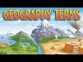 Important Geographical Terms Features Landforms Of Earth