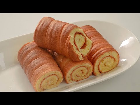      ,    Soft Honey Roll cake, Easy roll cake recipe