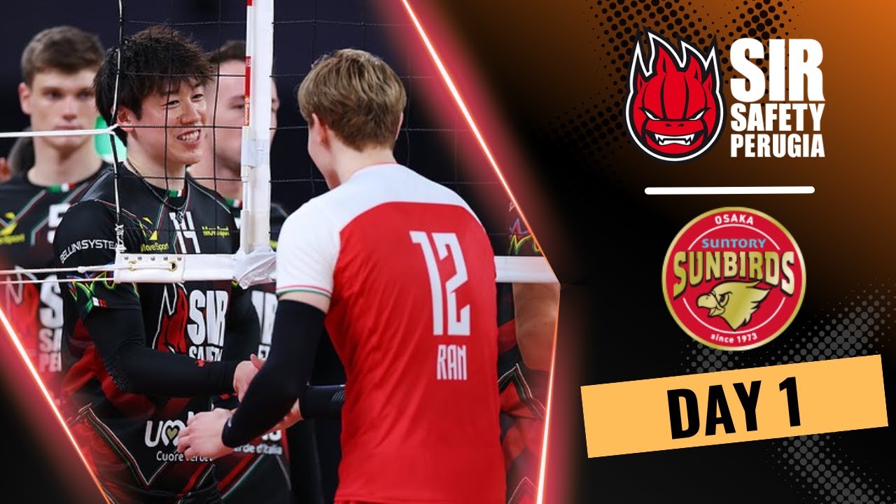 DAY 1 | Perugia vs Suntory  #japan #italy #volleyball