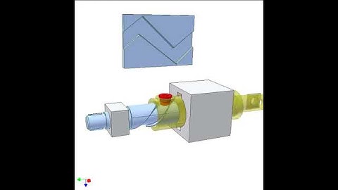 Converting two way linear motion into one way rotation 4