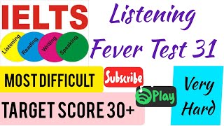 IELTSFEVER LISTENING PRACTICE TEST 31 WITH ANSWERS 20.01.2023 | The Listening Test ‎