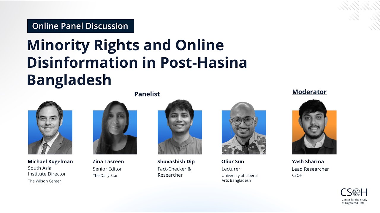 Minority Rights and Online Disinformation in Post-Hasina Bangladesh