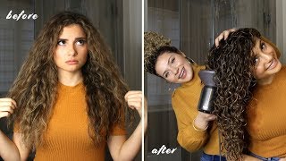 LONG CURLY HAIR ROUTINE FOR THE BEST VOLUME AND DEFINITION