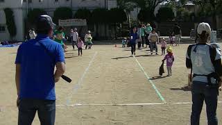 プリモ保育園 2018-10-21 運動会 [7] くま・りす 親子競技・親子体操