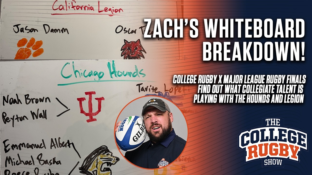 Zach's Whiteboard Breakdown x Major League Rugby Finals!